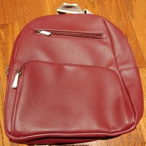 31 Boutique Backpack - Deep Merlot Pebble